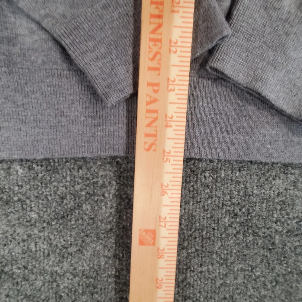 Banana Republic Sweater Mens XL Merino Crew Gray Italian Wool Baruffa 442466-00